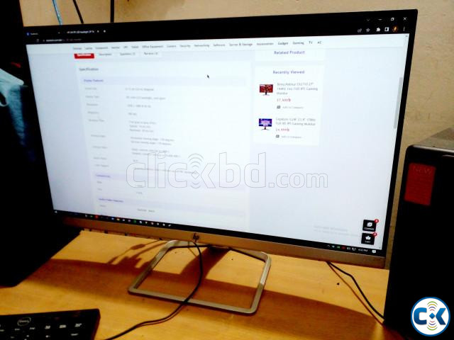 HP 24f 24 Inch Anti-glare IPS monitor large image 1