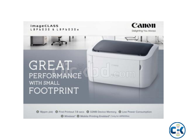 Canon Genuine LBP 6030 Single Function Mono Laser Printer large image 1