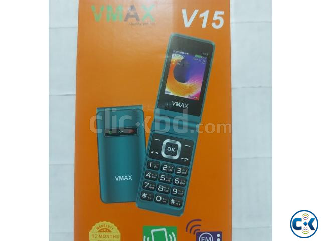 Vmax V15 Folding Phone Dual Sim With Warranty large image 0