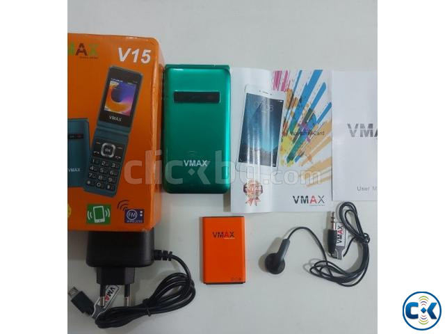Vmax V15 Folding Phone Dual Sim With Warranty large image 3