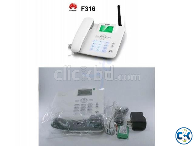 Huawei F316 Land Phone Single Sim With Keypad Light large image 1