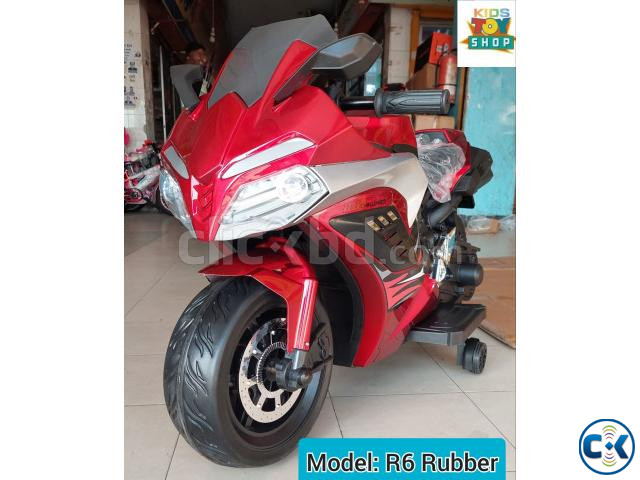 Baby Motor Bike with Rubber Wheel R6 large image 3