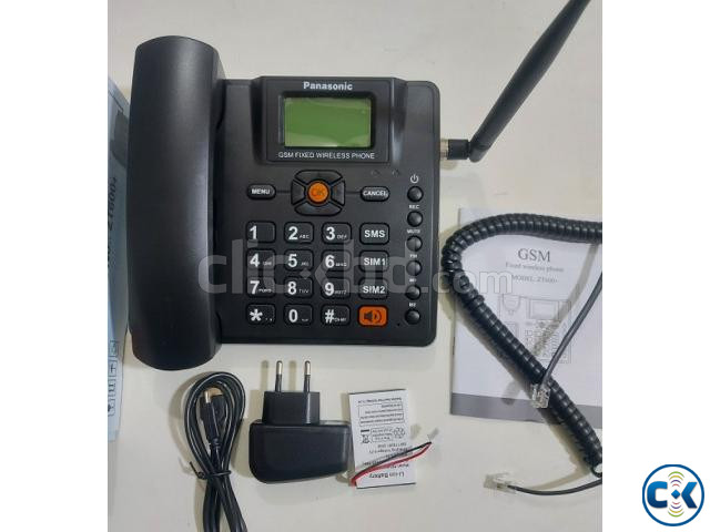 ZT600 Dual Sim Land Phone Auto Call Record FM Radio large image 0