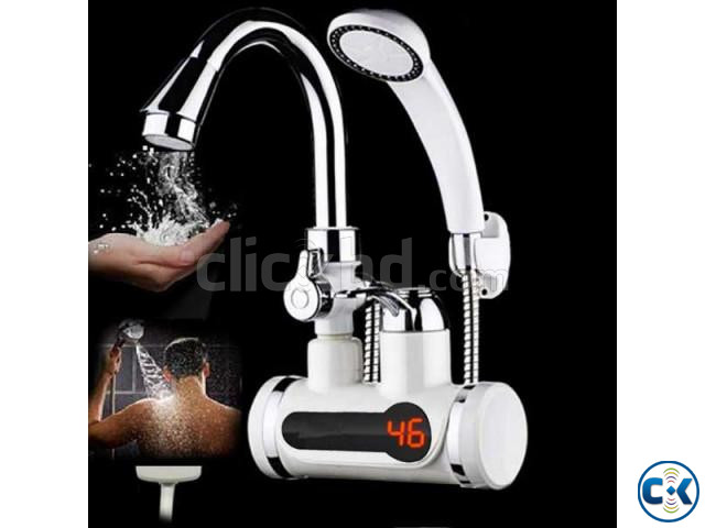 Electric Instant Hot Water Tap With Hand Shower New  large image 0