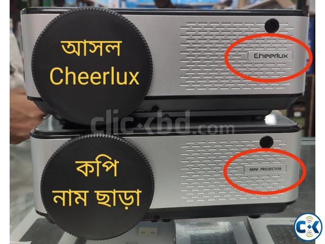 Cheerlux C9 2800 Lumens HD Wifi Projector Mobile Screening  large image 2