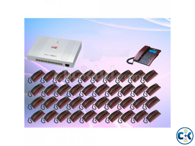 PABX Intercom 32-Line 32-Telephone Set Full Package large image 0