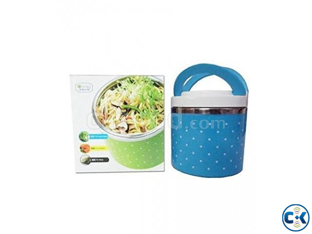 Single Layer Stainless Steel Lunch Box large image 1