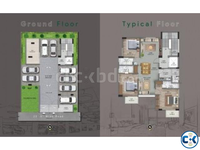 Ready 1695 sqft Ongoing flats at Bashundhara R A. large image 1