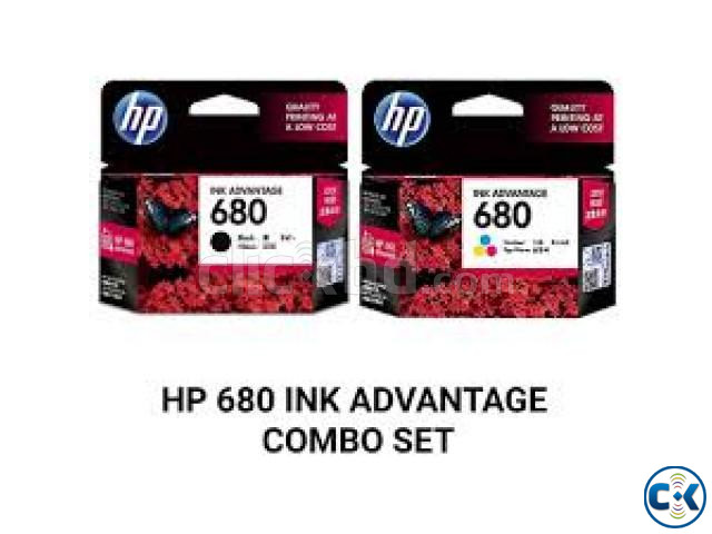 HP Genuine 680 Ink Adventage Cartridge Black and Color large image 1