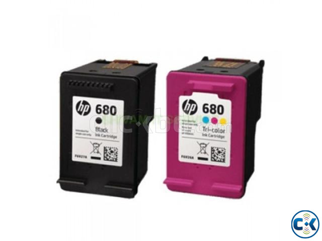 HP Genuine 680 Ink Adventage Cartridge Black and Color large image 2