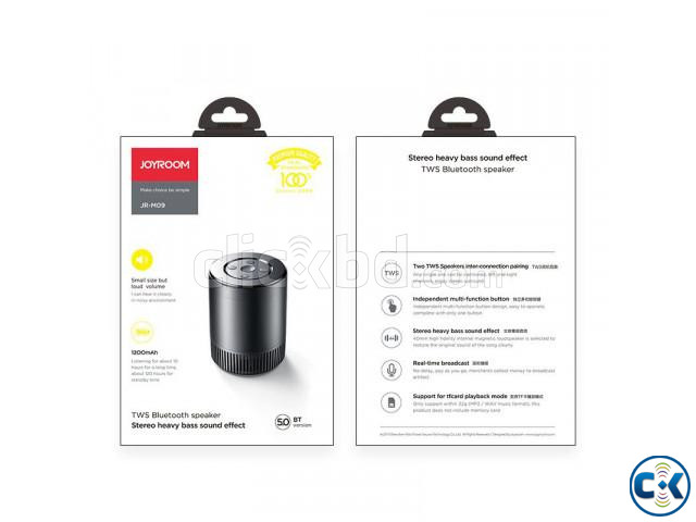 JOYROOM JR-M09 Bluetooth Speaker SD Card And Two Device Conn large image 3