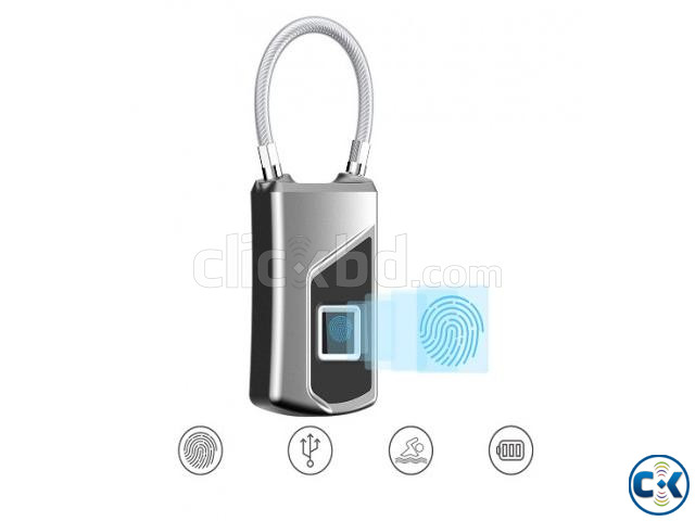 Finger Print Bag lock Anytek L1 Bluetooth Option Waterproof large image 0