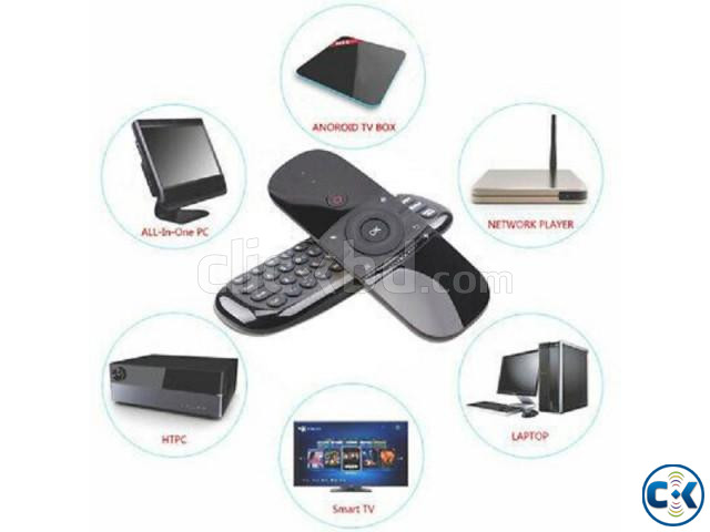 W1 Air Mouse For Smart TV With Keypad large image 1