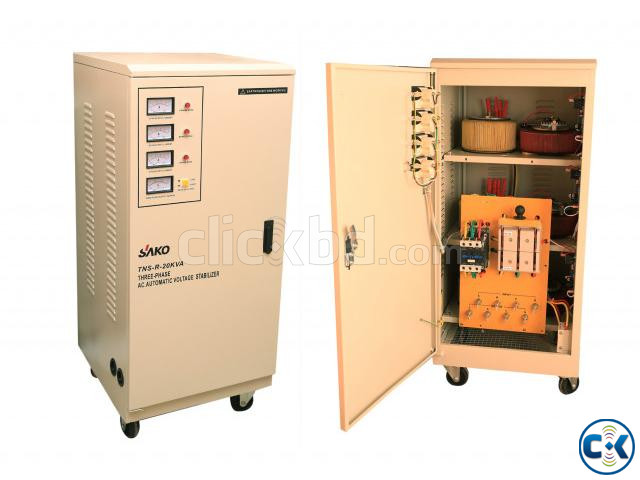 SAKO-AVR TNS-20 KVA Automatic AC Voltage Stabilizer Lift M.  large image 0