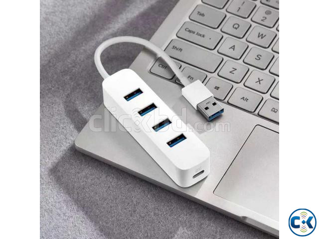 Xiaomi 4 Ports USB3.0 Hub with Stand-by Power Supply Interfa large image 1