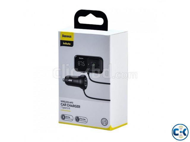 Baseus S16 Wireless MP3 Car Charger Car large image 1