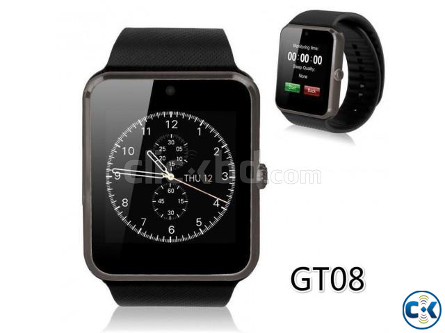 GT08 Smart Mobile Watch Full Touch Display Direct Call SMS O large image 1