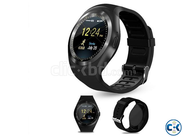 Y1 Smart watch Touch Round Display Call Sms Camera Bluetooth large image 1