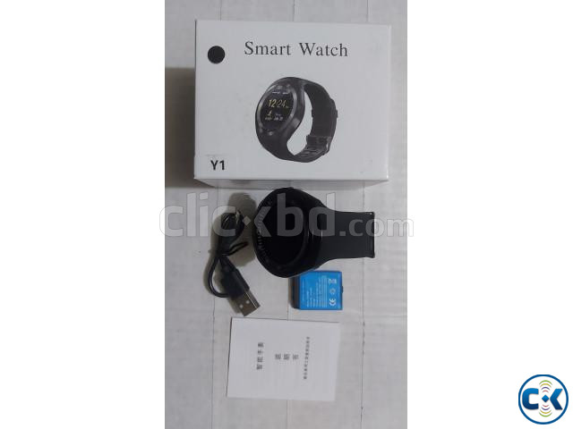 Y1 Smart watch Touch Round Display Call Sms Camera Bluetooth large image 2