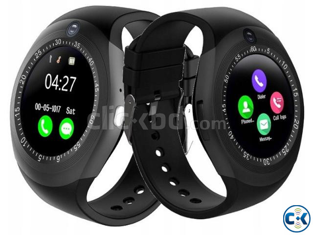 Y1S Smart Mobile Watch Touch Round Display Call Sms Camera large image 0