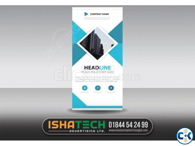 Rollup x stand banner. The Best High-Quality Fair Stall large image 3