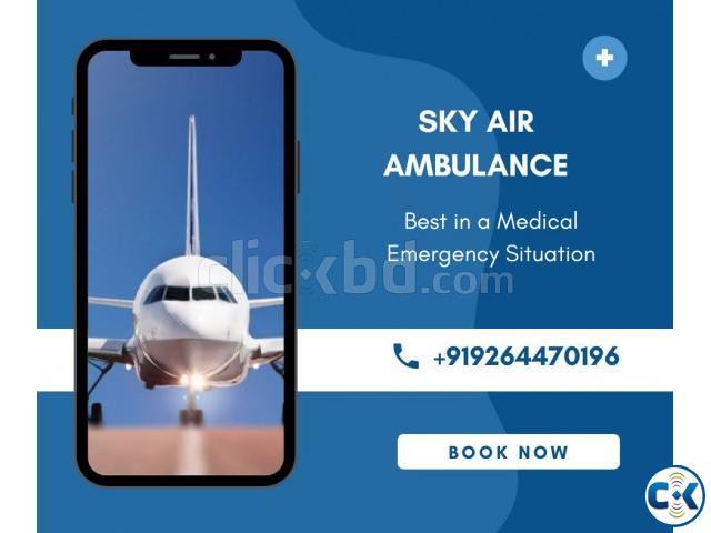 Utilize Sky Air Ambulance from Bhopal with Modern Medical large image 0