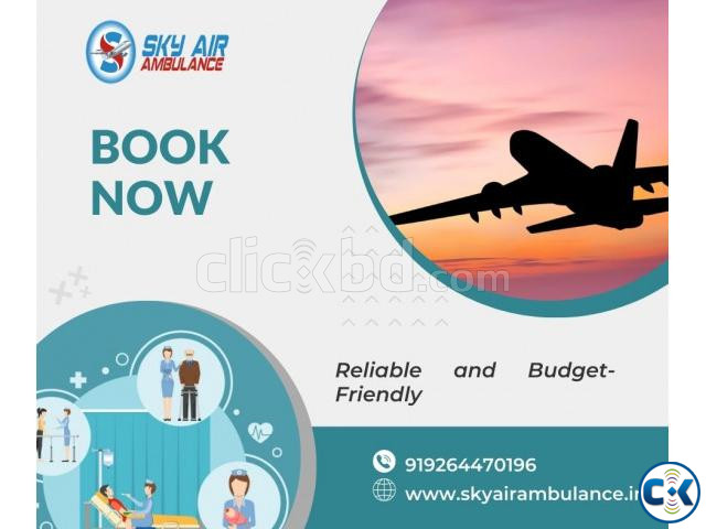 Sky Air Ambulance from Varanasi Inexpensive and Secure large image 0