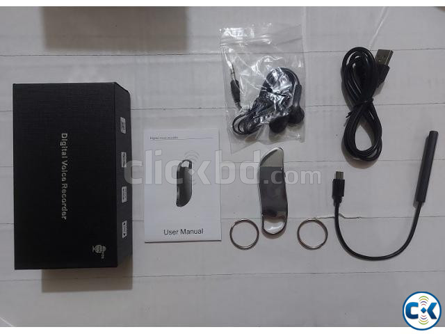 Keychain Hidden Voice Recorder 32GB Build in Memory large image 2