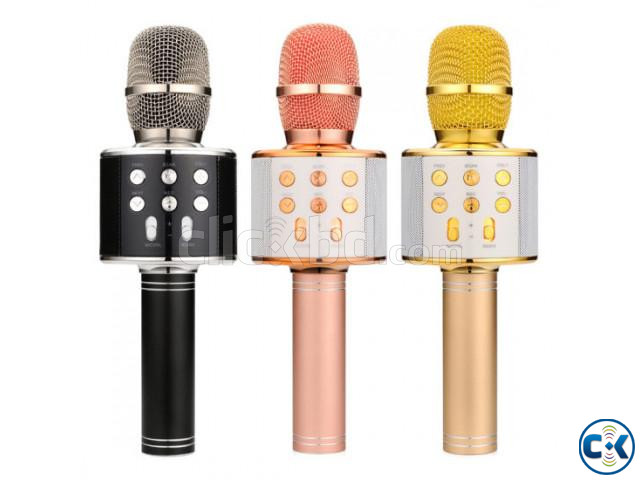 WS858 Bluetooth Karaoke Microphone With Voice Change Option large image 0