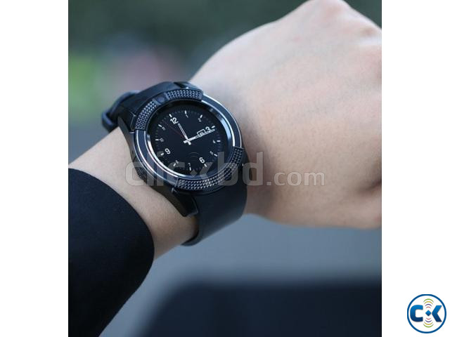 V8 Smart Mobile Watch Bluetooth Touch Screen Single Sim with large image 1