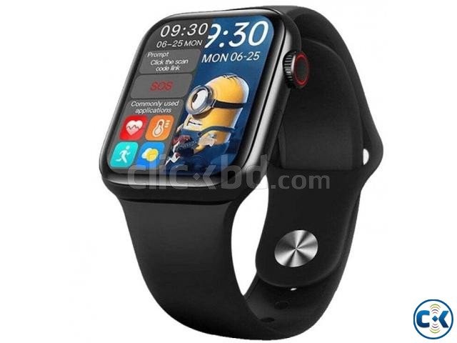 HW16 Smart watch Bluetooth Calling Fitness Tracker - Black large image 0