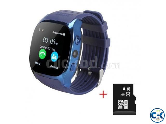 T8 Smart watch Sim Supported Bluetooth Camera large image 2