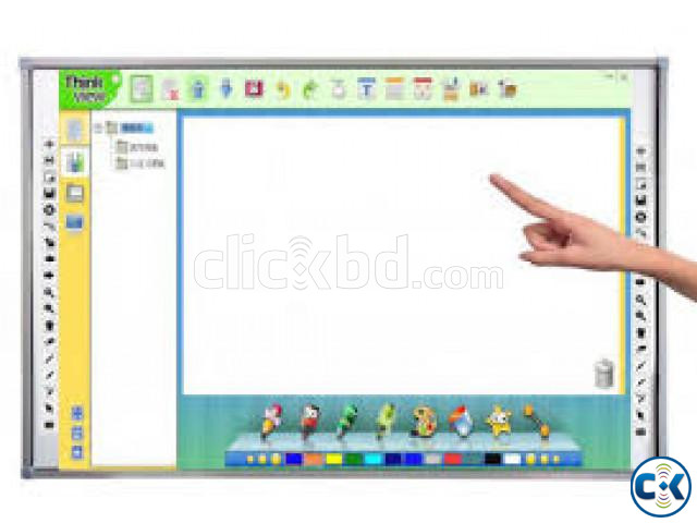 86 Multi Touch All-In-One Interactive LED Smartboard in BD large image 2