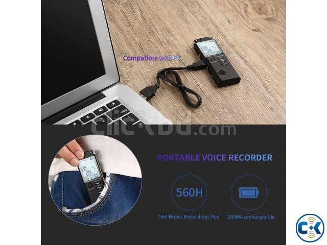 AR66 Digital Voice Sound Recorder 8GB Noise Reduction large image 4