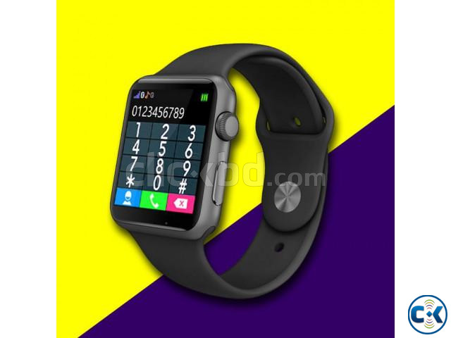A1 Sim SD Card Support Bluetooth Calling Mobile Watch-Black large image 0