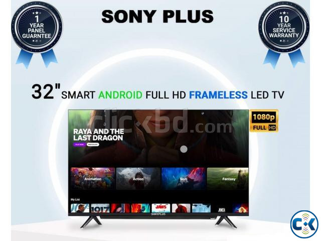 Sony Plus 32 2GB 16GB Frameless Smart Android TV large image 0