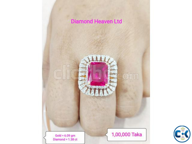 Diamond With Gold Ring 50 0FF large image 0