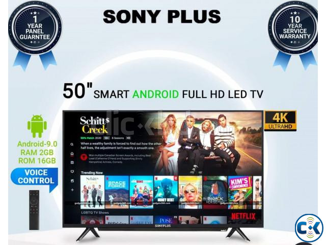 Sony Plus 50 4k Video Voice Control Android Smart TV large image 0