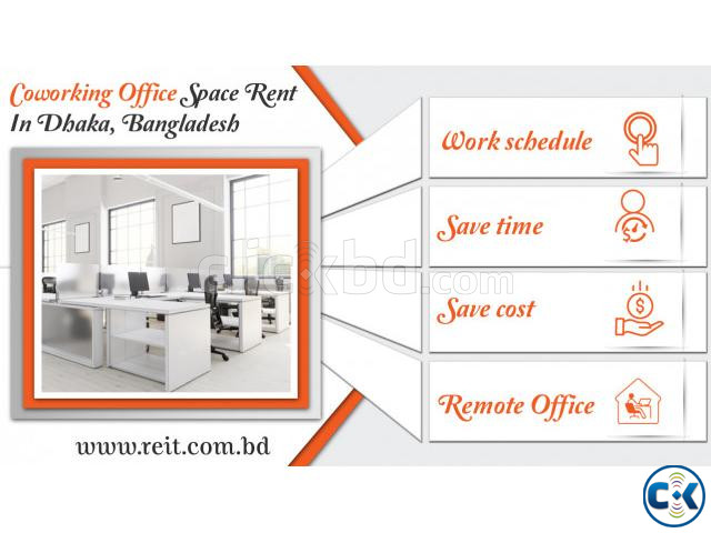 Fully Furnished Co-working Office Space Rent In Dhaka large image 0