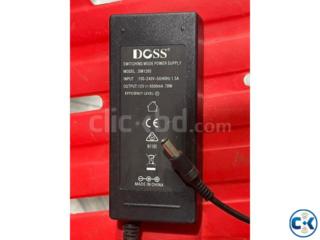 SM1265 DOSS 12V DC 6.5A Power Supply Switchmode 2.1Mm Cen  large image 1