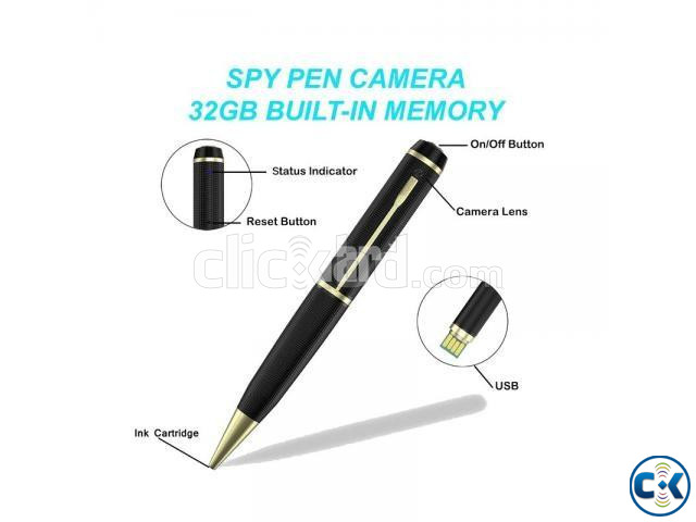 Spy Pen Camera -Black-Silver large image 2