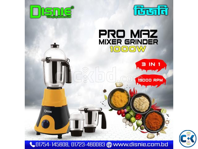 Disnie Mixer Grinder Blender Pro Maz - 1000w large image 1