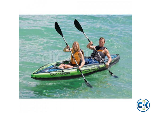 Challenger K2 Inflatable Kayak Boat Intex Air Boat large image 0