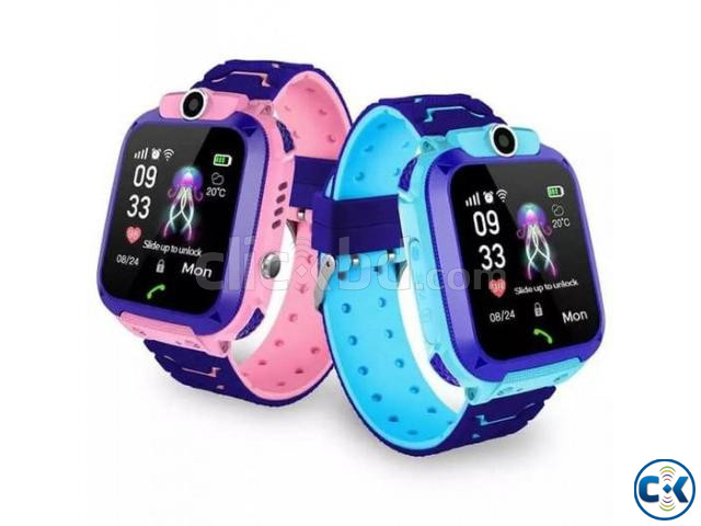 Q12 Kids GPS Smart watch Touch Sim Supported large image 2