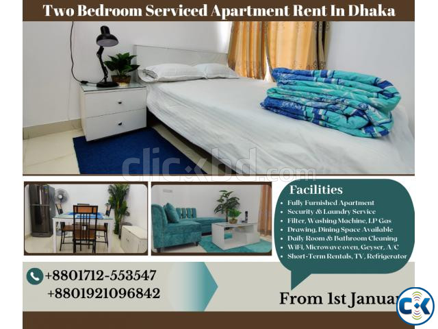 Fully Furnished Two Bedroom Serviced Apartment RENT in Bashu large image 0