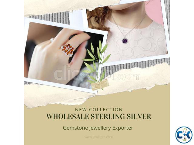 You can get Wholesale Silver Gemstone Jewellery - JewelPin large image 0