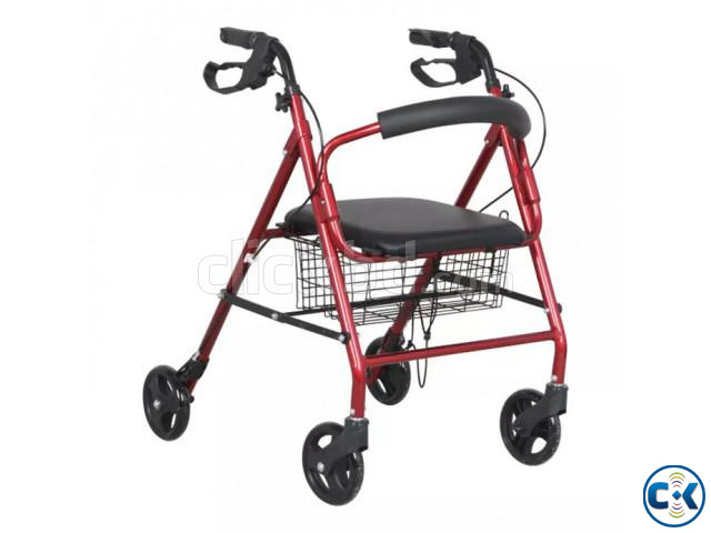Trolley Walker with Seat Folding Trolley Walker for Adult large image 0
