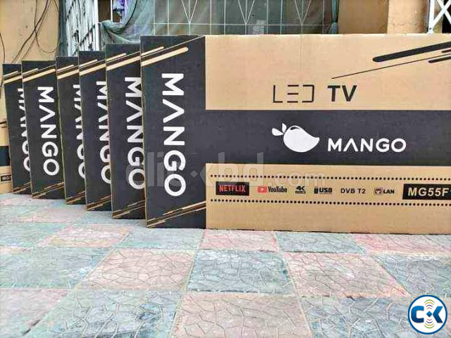 Mango Borderless 55 4K LED Smart Android TV large image 1
