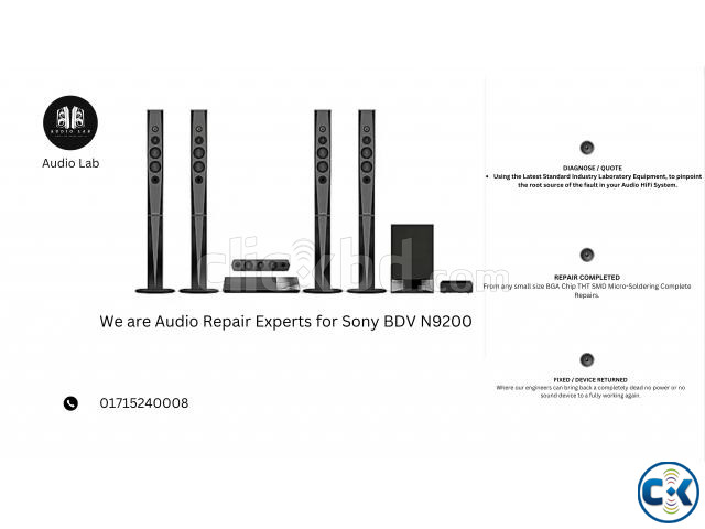 Sony Home Theater Repair Services large image 0