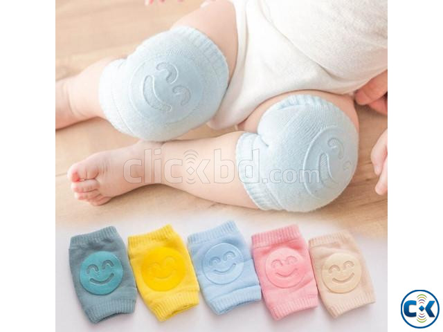 1 Pair Newborn Baby Leg Warmers Anti Slip Baby Knee Guard Kn large image 0